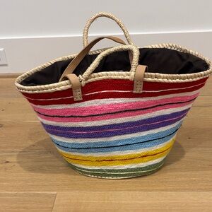 Colores Collective Colorful Striped Tote Bag